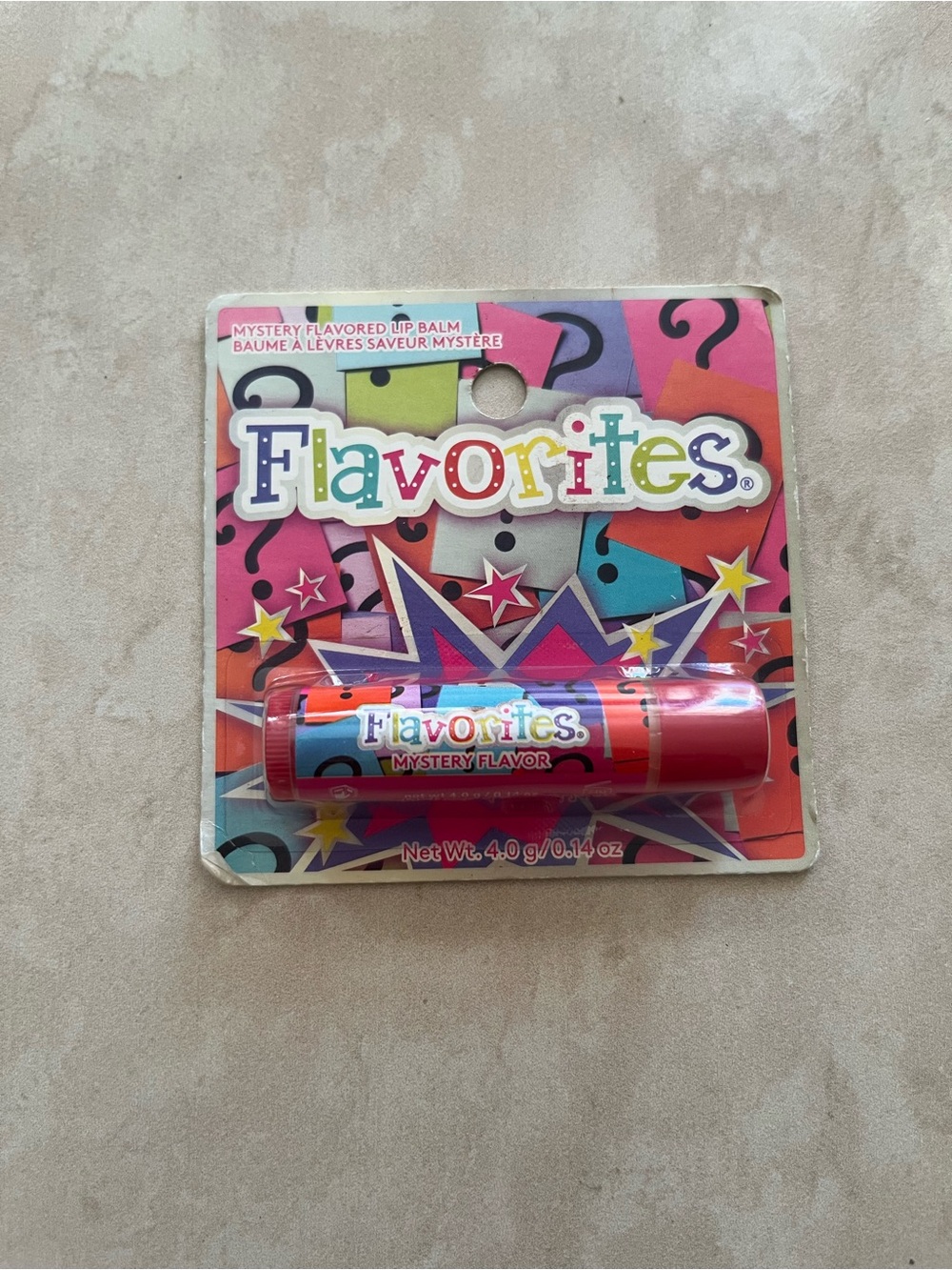 Mystery Flavor Kids Lip Balm - Pink/Red